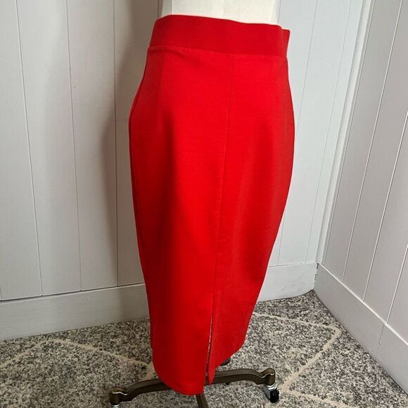 Banana Republic Womens Size Small Pull On Sweater Skirt Red Elastic Waist NWT - Picture 4 of 8